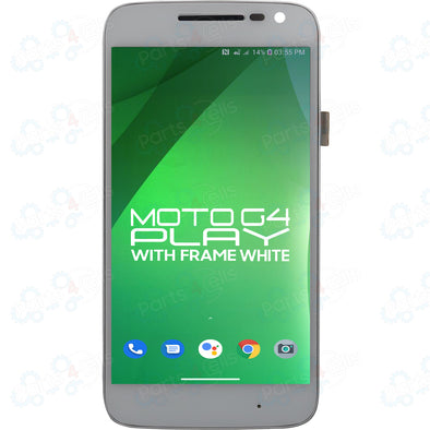 Motorola Moto G4 Play LCD with Touch + Frame White XT1607
