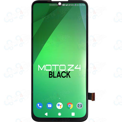 Motorola Moto Z4 LCD with Touch Black XT1980-3, XT1980-4 Version 2 (Flat)