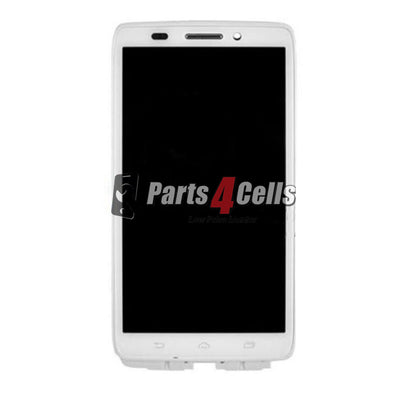 Motorola XT1080 Droid Ultra/Droid Maxx LCD Screen Display With Touch + Frame White-Parts4sells