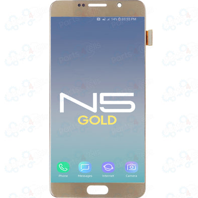 Samsung Note 5 LCD With Touch Gold
