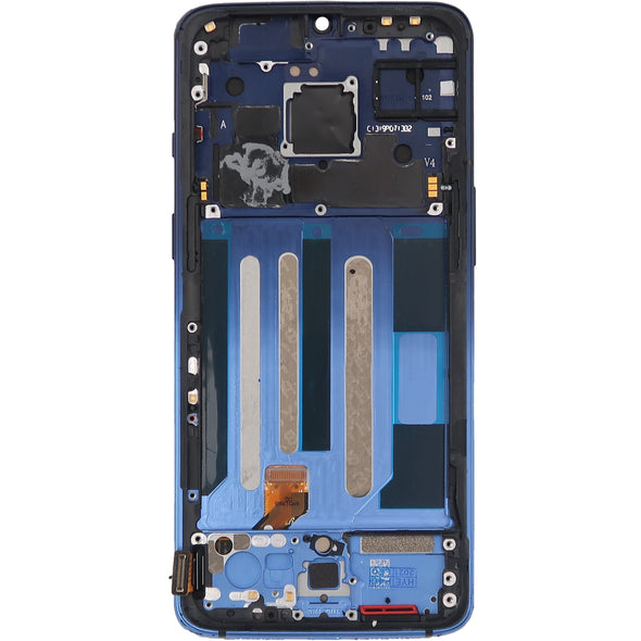 OnePlus 7 LCD With Touch + Frame Mirror Blue