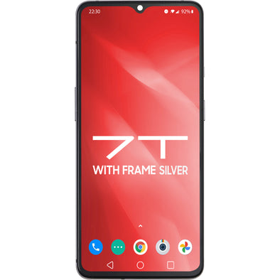 OnePlus 7T LCD with Touch Frame + Frosted Silver