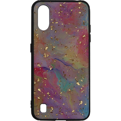 SAFIRE Samsung A01 SM-A015 2020 Marble Case Rainbow