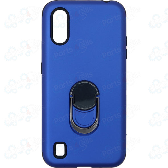 SAFIRE Samsung A01 SM-A015 2020 Ring Hybrid Case Blue