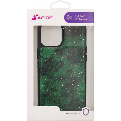 SAFIRE iPhone 12 Max Pro Mm Marble Case Jade
