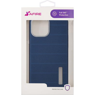 SAFIRE iPhone 12 Pro Max Deluxe Brushed Case Blue