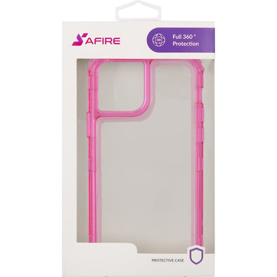 SAFIRE iPhone 12 / iPhone 12 Pro Rugged Hybrid Case Pink