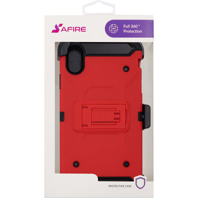 SAFIRE iPhone XS Max Rugged Case Red
