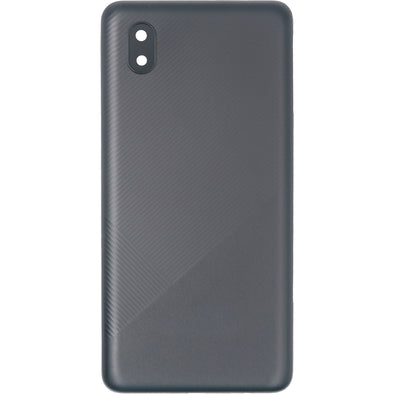 Samsung A01 Core Back Door With Camera Lens Black