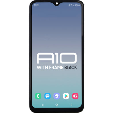 Samsung A10 2019 A105 LCD with Touch + Frame Black