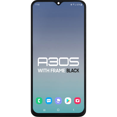 Samsung A30S 2019 A307 LCD with Touch + Frame Black