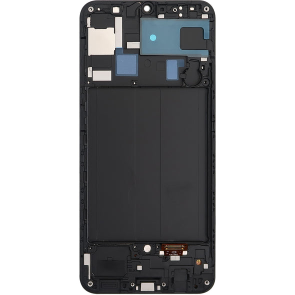 Samsung A50 A505F A505U 2019 LCD with Touch Black + Frame Incell (Without Finger Print Sensor)