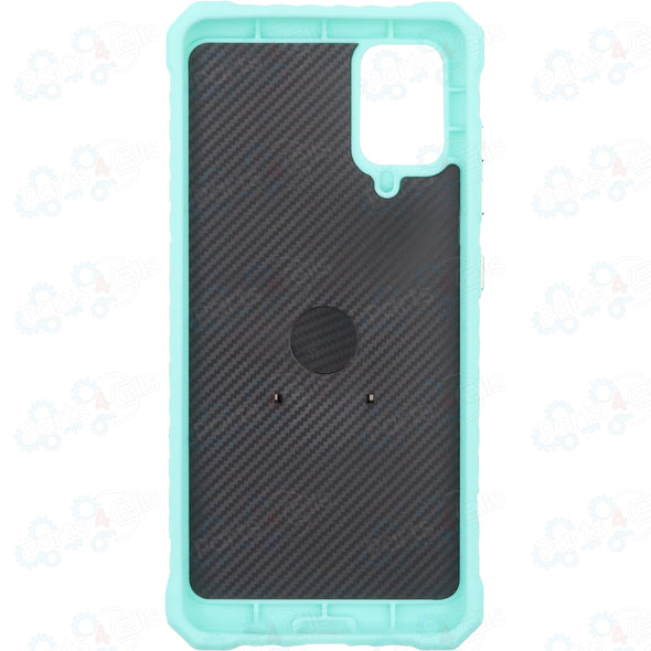 Samsung A51 Magnetic Rugged Bling With Kickstand Teal Case