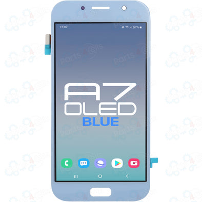 Samsung A7 2017 A720 LCD With Touch OLED Blue
