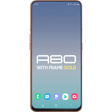 Samsung A80 2019 LCD with Touch + Frame Gold