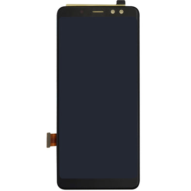 Samsung A8 2018 A530 LCD With Touch Black Service Pack