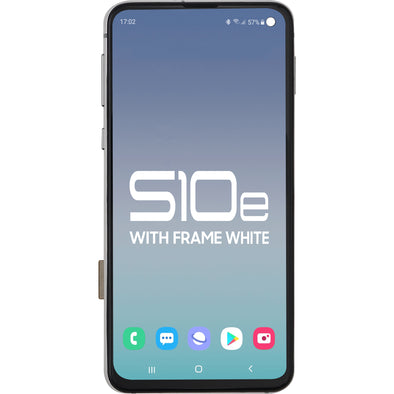 Samsung Galaxy S10E LCD with Touch + Frame Prism White SBI