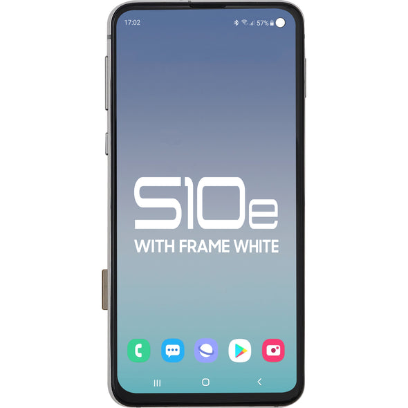 Samsung Galaxy S10E LCD with Touch + Frame Prism White SBI