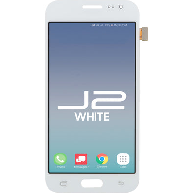 Samsung J2 LCD With Touch White