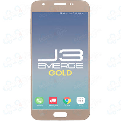 Samsung J3 Emerge LCD With Touch Gold