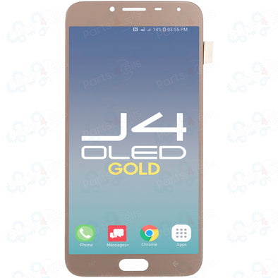 Samsung J4 LCD With Touch OLED Gold