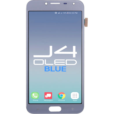 Samsung J4 LCD With Touch OLED Lavender Blue