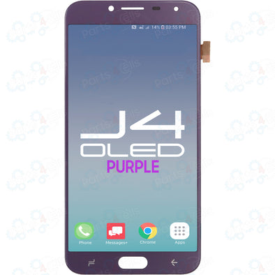 Samsung J4 LCD With Touch OLED Purple