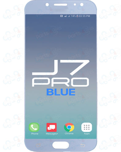Samsung J7 Pro LCD with Touch Blue