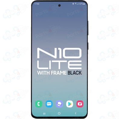 Samsung Note 10 Lite LCD with Touch Aura Black