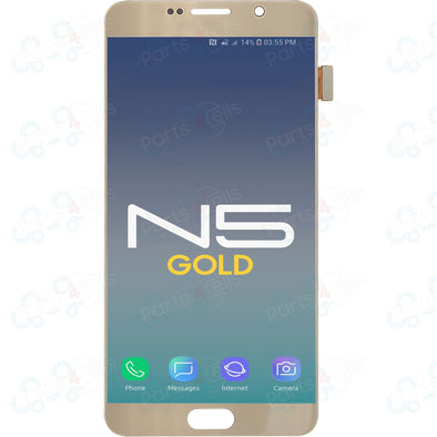 Samsung Note 5 LCD With Touch Gold SBI