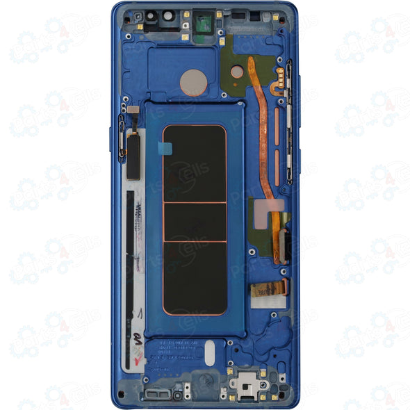 Samsung Note 8 LCD With Touch + Frame Coral Blue Service Pack