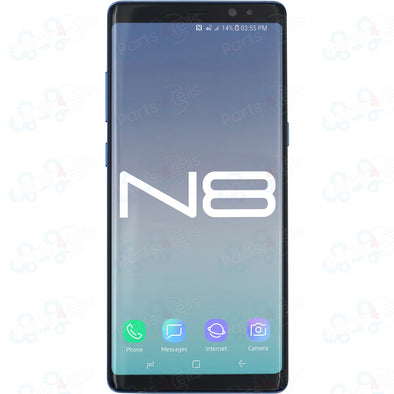 Samsung Note 8 LCD With Touch + Frame Coral Blue SBI