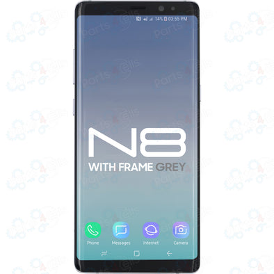 Samsung Note 8 LCD With Touch + Frame Grey