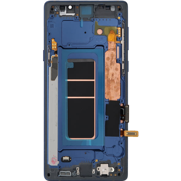 Samsung Note 9 LCD With Touch + Frame After Market OLED Coral Blue