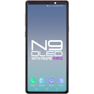 Samsung Note 9 LCD With Touch + Frame After Market OLED Purple