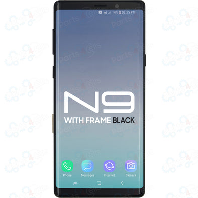 Samsung Note 9 LCD With Touch + Frame Black Service Pack