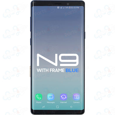 Samsung Note 9 LCD With Touch + Frame Coral Blue
