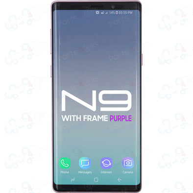 Samsung Note 9 LCD With Touch + Frame Purple SBI