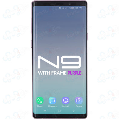 Samsung Note 9 LCD With Touch + Frame Purple