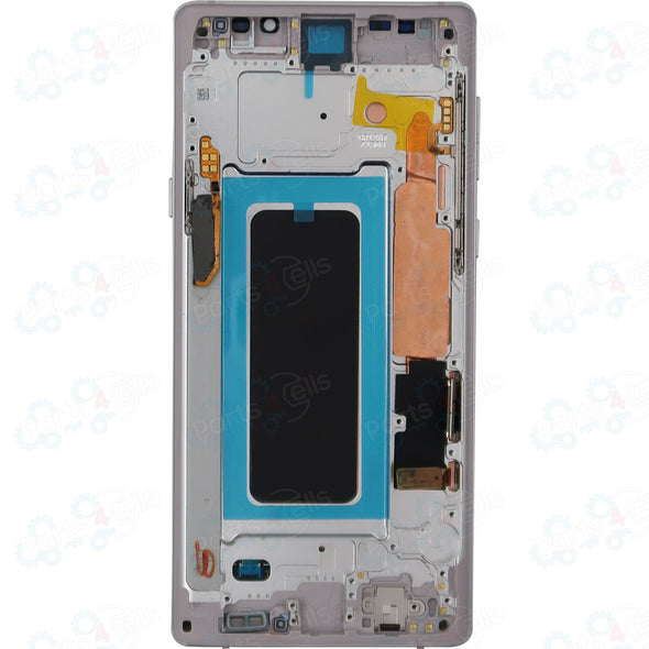 Samsung Note 9 LCD With Touch + Frame Silver