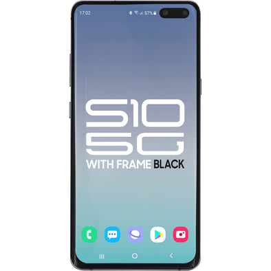 Samsung S10 5G LCD with Touch + Frame Majestic Black