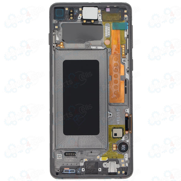 Samsung S10 LCD with Touch + Frame Prism Black