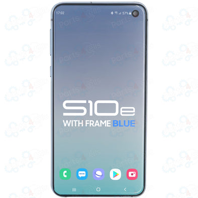 Samsung S10E LCD with Touch + Frame Prism Blue SERVICE PACK