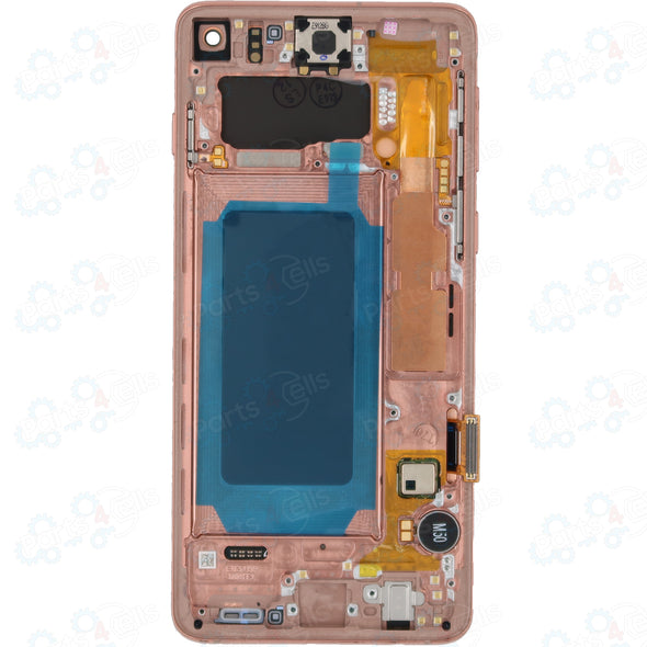 Samsung S10 LCD with Touch + Frame Flamingo Pink