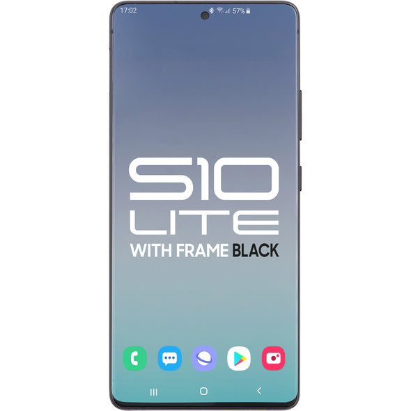 Samsung S10 Lite LCD with Touch + Frame Prism Black
