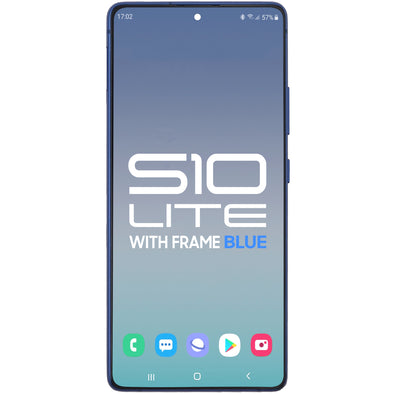 Samsung S10 Lite LCD with Touch + Frame Prism Blue