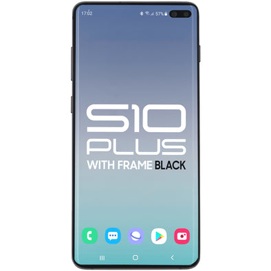 Samsung S10 Plus LCD with Touch + Frame Prism Black