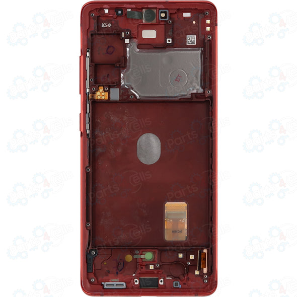 Samsung S20 FE LCD With Touch & Frame | Cloud Red