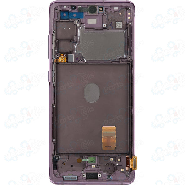 Samsung S20 FE 4G LCD with Touch + Frame Lavender Purple SERVICE PACK