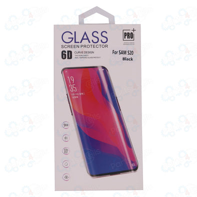 Samsung S20 Full Cover 6D Tempered Glass